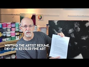 Writing an Artist Resume