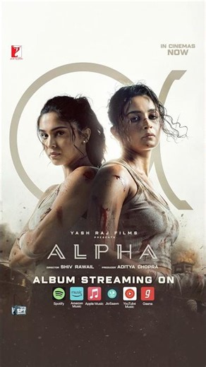 #Alpha album streaming now, across platforms 💥 | #AliaBhatt | #Sharvari | #AnilKapoor | #BobbyDeol