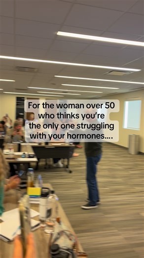 You’re not alone. I’m in a room full of women who felt the same way until they fixed their metabolism. Wanna know how? DM “hormones”. | Sarah Hill Lowe