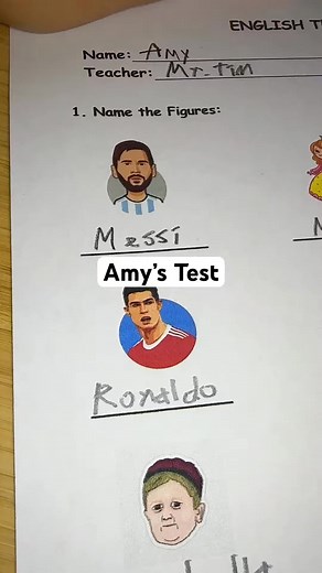 1_Grading Amy’s test… #emojichallenge #quiz #test #teacher #asmr #school | Alex Bruce