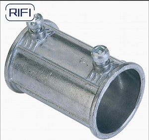 [Hot Item] 1/2" Aluminium Waterproof Set Screw Type Coupling Electrical Accessories Round Conduit Fittings