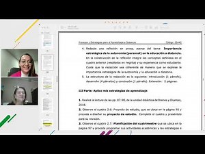 Procesos y Estrategias de Aprendizaje a Distancia | Proyecto 2