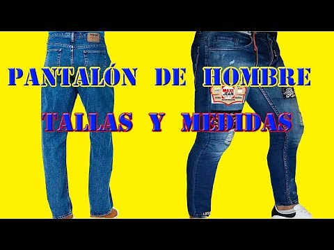 Men's pants all sizes and measurements
