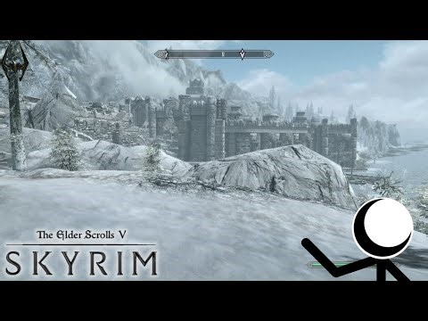 Arriving In Windhelm - Elder Scrolls V Skyrim - Playthrough Part 18