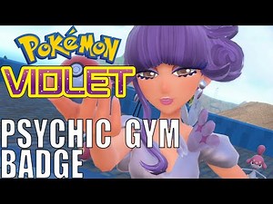 Pokemon Violet - Psychic Gym Badge! Tulip Gym Leader Boss Fight Guide!