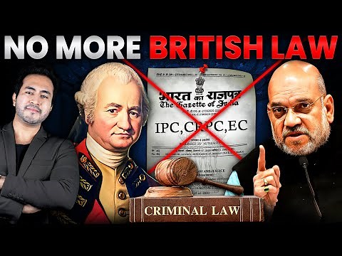BIG UPDATE! India Replaces BRITISH Laws with New Laws | New IPC and CRPC Laws Explained