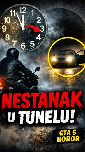 Tunel u GTA 5 koji pomera vreme! Balkan School HOROR 😱