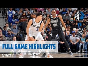 Josh Green (21 points) Highlights vs. San Antonio Spurs | March 15, 2023