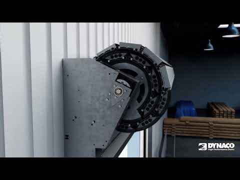High Speed Insulated Industrial Door | Dynaco R-741 Rigid