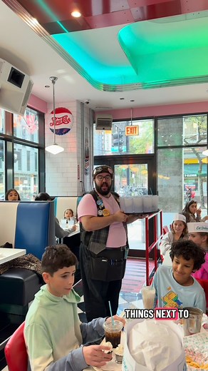 Ed’s rule #57: Be annoying, get creative cutlery . . . #eddebevics #eatateds #chicago #diner #retro #50s #chicagodiner #dinerfood #burgers #cheeseburger #jumbodogs #alldaybreakfast #sass #sassy #attitude #snarky #throwback #greaser #grease #312food | Ed Debevic's Chicago