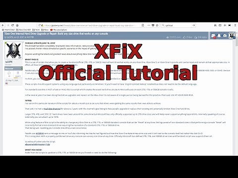 Xbox One Internal Hard Drive Upgrade or Repair: Official Tutorial