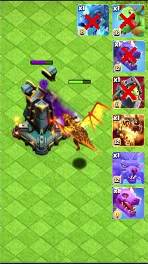 Dragon Family🔥 Vs Monolith || Clash of clans #clashofclans #coc #gaming