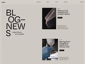News page design - Cobo - Awwwards