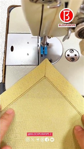 Method for clean edge straight corners