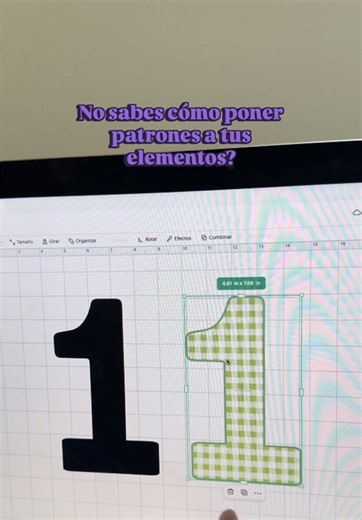 Sabías que puedes poner patrones dentro de letras, números y otros elementos en Cricut Design Space? 👀✨ En esta primera forma te enseño cómo hacerlo usando una imagen como patrón, Rebanar y un pequeño Offset para darle ese toque final. ✂️💗 Guarda este tutorial para probarlo en tu próximo diseño y sígueme porque viene la parte 2 con otra manera de agregar patrones. 👀 ¿Cuál de las dos será más fácil? 👇 #CricutDesignSpace #CricutTips #CricutParaPrincipiantes #TrucosCricut #AlmarParty6