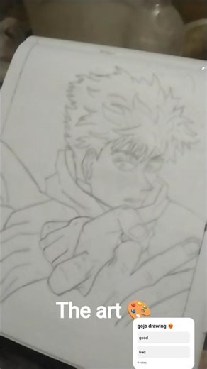 pencil art with gojo saturo 💙🥵||DRAWING||#anime #drawing #drawing #animedrawing #gojo #art #animefyp