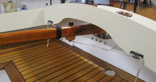 How to build an adjustable tiller lock for a couple bucks