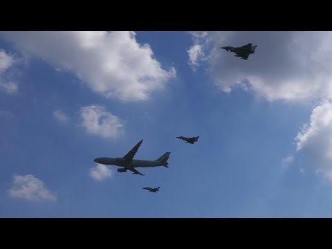 [速報版]日本の空でこんなローパスが見られるとは！ドイツ空軍のサヨナラローパスがカッコよすぎる！百里基地