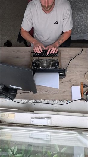 I fixed this typewriter