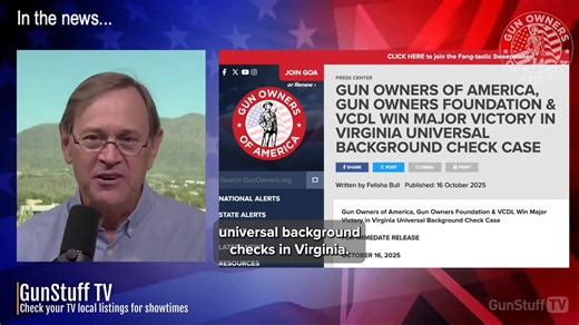 28K views · 1K reactions | GOA's victory, striking down Virginia's universal background check law, is the first step in preventing a registry of gun owners in one of the country’s oldest and most historic states. But our fight is far from over. While there are still gun control laws on the books, the work to protect and restore the Second Amendment continues. | Gun Owners of America | Facebook