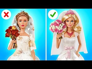 Mariage de Barbie Riche VS Pauvre ! Astuces Beauté et Petites Créations pour Poupées par 123 GO!