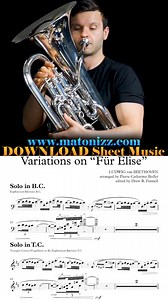 Vein shall rest after super E 💪 #new #euphonium #solo #sheetmusic #highnotes #virtuoso #beethoven #furelise #fürelise #classicalmusic | Matonizz