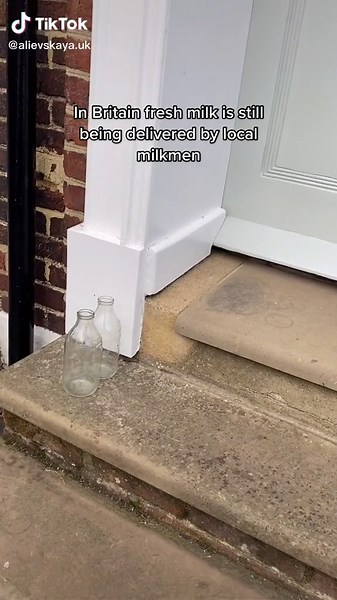 Local Milk Delivery by UK Milkman: A Glimpse into English Village Life