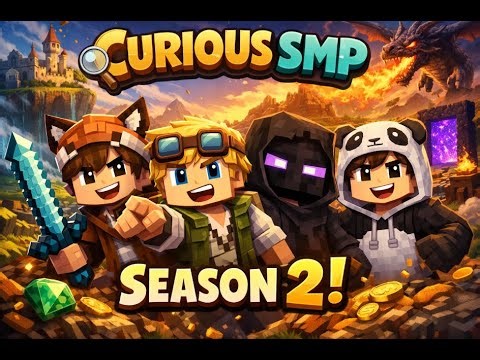 Minecraft Curious SMP Season 2 Begins! EP #1 | New Adventure Starts