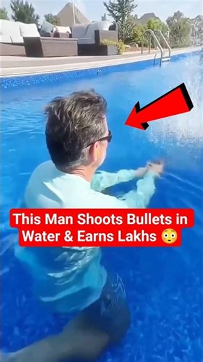 This Man Shoots Bullets in Water & Earns Lakhs 🤯