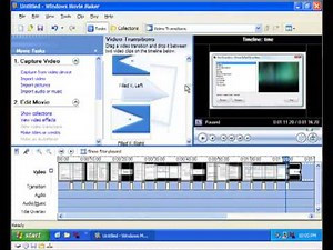 Windows Movie Maker - How To add images, transitions and titles in video