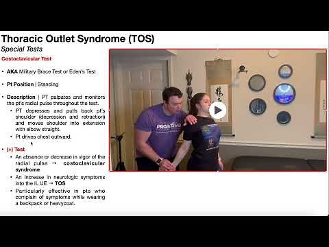 Costoclavicular Test (Military Brace Test, Eden's Test) | Rationale & Interpretation