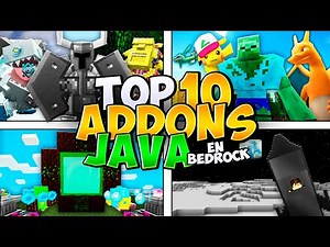TOP 10 BEST JAVA MODS that you can play in Minecraft PE (Bedrock) 1.17.X and 1.17.2 | Addons