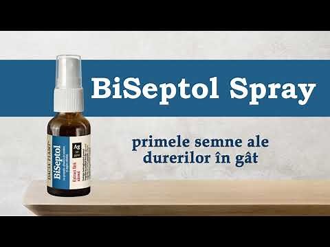 BiSeptol spray 20 ml cu propolis, albastru de metilen si argint coloidal, fara alcool