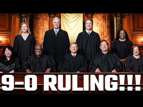 All Americans Affected: Supreme Court Issues 9-0 Unanimous Decision With Major Nationwide Impact!