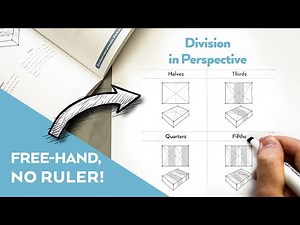 Perspective Drawing Hack: Divide Depth Perfectly Without a Ruler