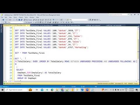 Understand about How to Use Windows Functions in SQL Server Development
