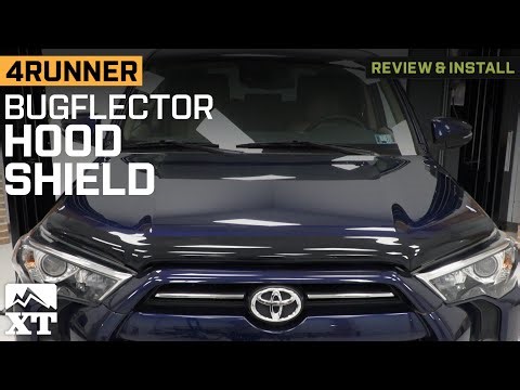 2010-2024 4Runner Bugflector Hood Shield; Dark Smoke Review & Install