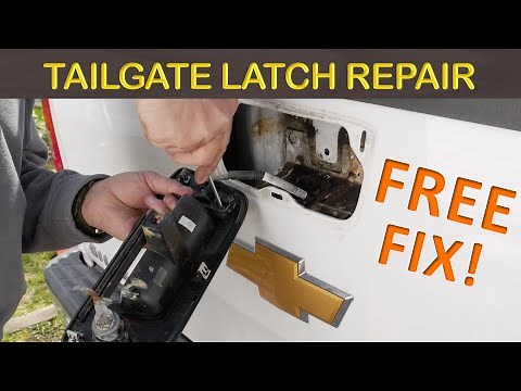 CHEVY SILVERADO TAILGATE LATCH/LOCK REPAIR