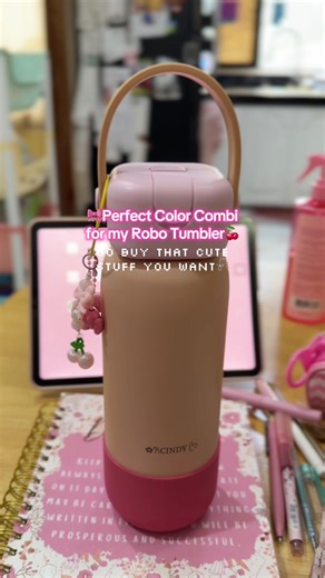 Perfect Color Combi for my @Sunnies Flask tumbler 🍒 #tumbler #sunniesflask #personalized #cutestuff #fypシ゚