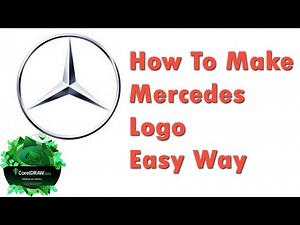 Mercedes Logo - A simple way to draw Mercedes Logo using CorelDraw 2021 Hindi