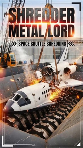Space shuttle shredding. #mega_shredder #shredder_metal_lord