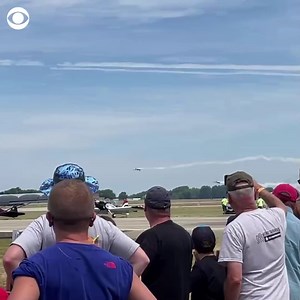 265K views · 4.4K reactions | A jet-powered truck racing two planes down a tarmac exploded during an event at an air show in Michigan, reportedly killing the driver. The large explosion seen in the video was part of a planned pyrotechnic aspect of the event, and authorities said they plan to investigate the cause of the incident. | CBS News | Facebook