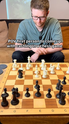 chessbrah TV | POV first person to come up with castling in a Chess game #chessbrah #chess #chessplayer #chessmemes #chessgame #chessmaster #chesslover... | Instagram