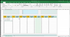 Daily or Weekly Schedule Planner, Excel Task Tracker, To-do List, Daily Schedule Spreadsheet, Simple Weekly Planner, Daily Checklist, - Etsy Canada