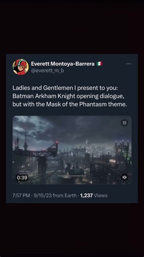 Had to bring this video back real quick. What are some other Arkham Knight cut scenes that should have music changes? #batman #batmanarkhamknight #dccomics #batmanarkham #batmanedit