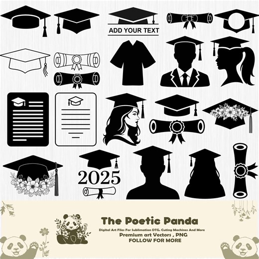 Graduation Cap Svg Bundle, Class of 2026 Svg, Senior Graduation Cap Svg, Senior Svg Bundle, Graduation Cap Silhouette, Senior 2026 Svg - Etsy