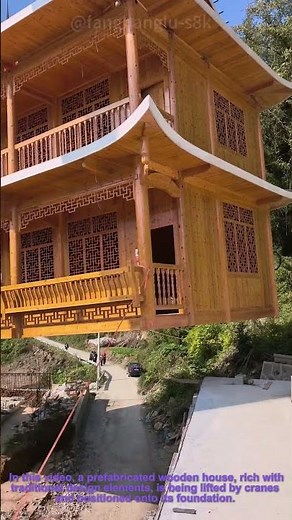 Prefabricated Wooden House Lifting: Merging Traditional Craft with Modern Construction Efficiency