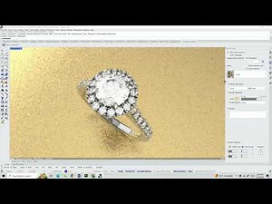 Realistic Jewelry Rendering Using Only Rhino 8 Lesson 24