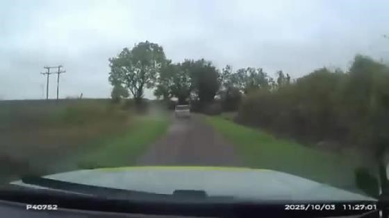 Moment 10 suspected hare chasers with dogs crammed inside 4x4 chased by police