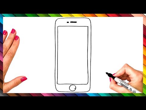 Wie man ein Smartphone Schritt für Schritt zeichnet 📱 Einfache Smartphone Zeichnung